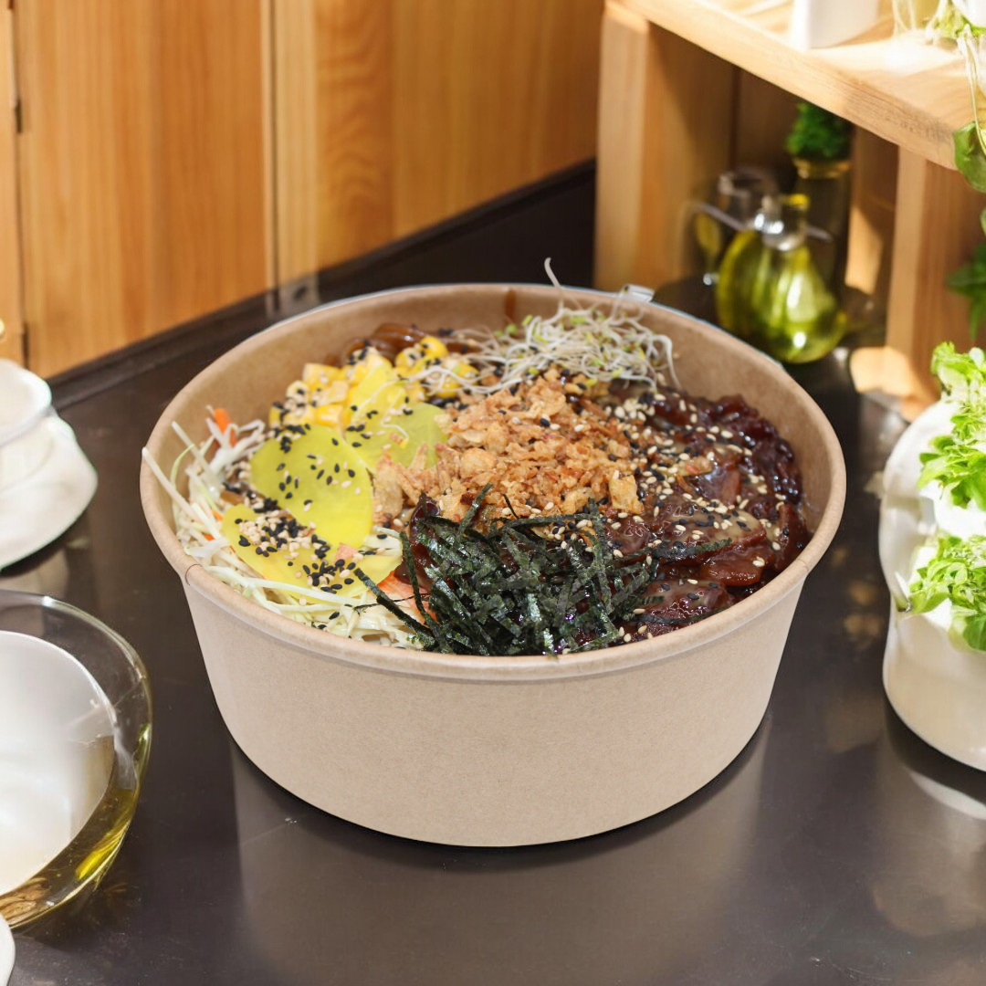Saint boba Korean BBQ PORK Rice Bowl