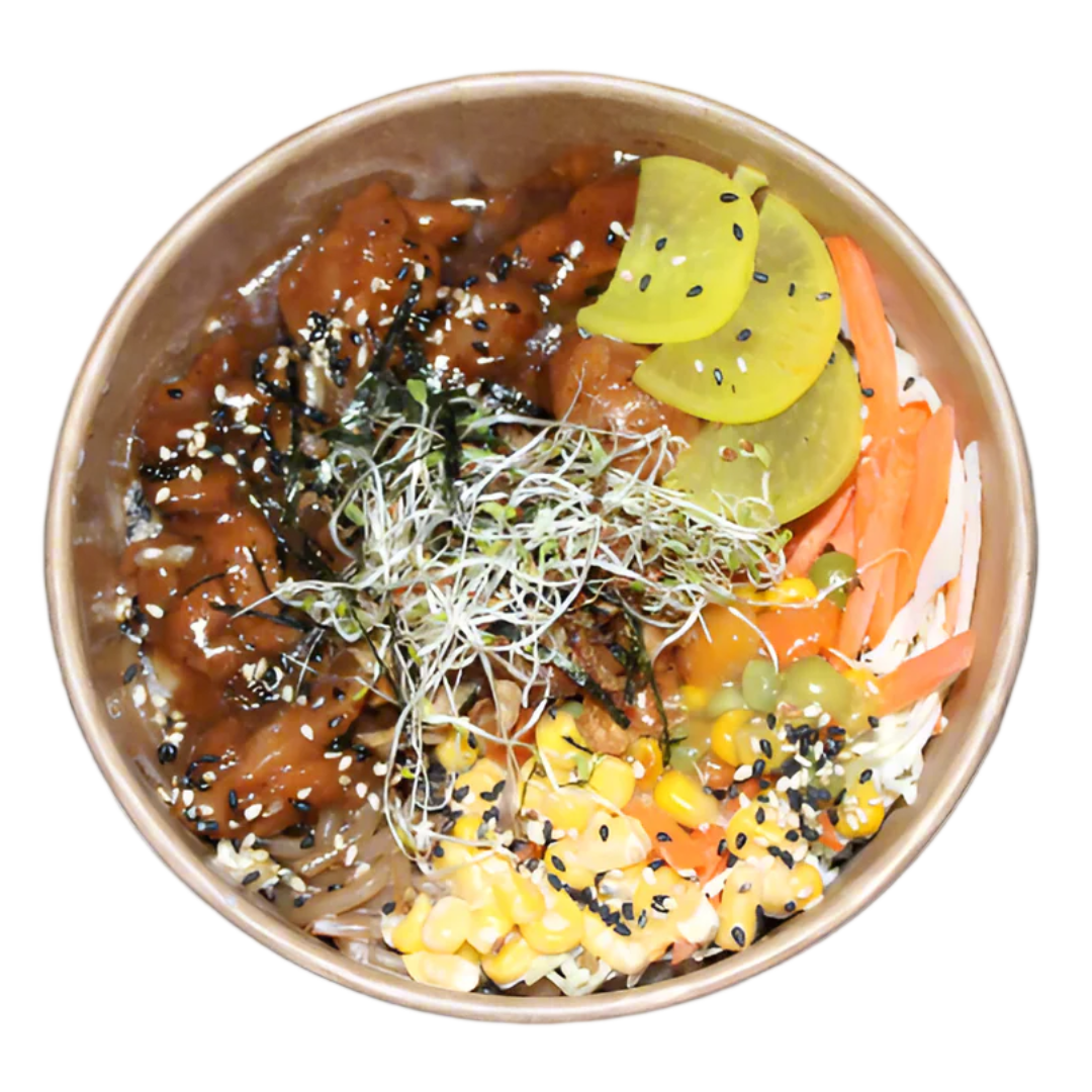 Saint Boba Korean BBQ CHICKEN Rice Bowl