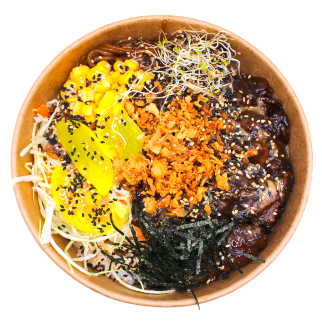 Saint boba Korean BBQ PORK Rice Bowl