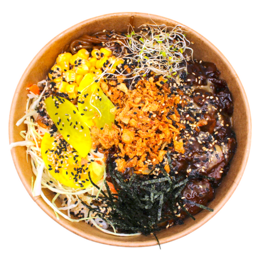 Saint boba Korean BBQ PORK Rice Bowl